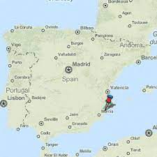 Aspe jugadores de pelota s.l. Aspe Map Spain Latitude Longitude Free Maps