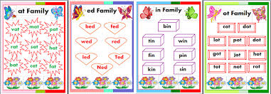 Cvc Word Charts In Printable Pub Format Deped Lps