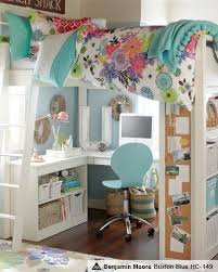 love the bunk bed with desk area beneath clean efficient space and a delightful tropical garden loft beds for small rooms loft beds for teens girls loft bed