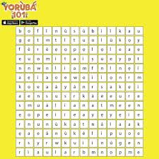 How Many Yoruba Words Can You Find In The Matrix Hint There Are At Least 20 Of Them Note That You Must Include The Translated Words Yoruba Language Notes