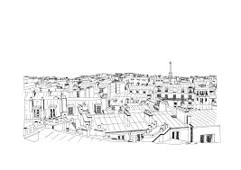 Toit De Paris Noir Et Blanc Paris Noiretblanc Dessin Drawing Paris Noir Et Blanc Noir Et Blanc Toits De Paris