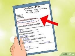 How to transfer a car title. 3 Ways To Transfer A Car Title Wikihow