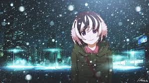 We have a massive amount of desktop and mobile backgrounds. Hd Wallpaper Green Full Zip Jacket Monogatari Series Hanekawa Tsubasa Winter Wallpaper Flare