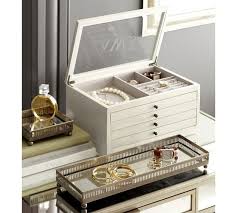 Mirrored Dresser Top Trays Dresser With Mirror Pottery Barn Jewelry Box Dresser Top