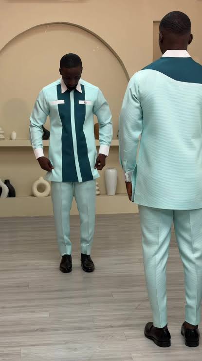 Man in tailored kaftan