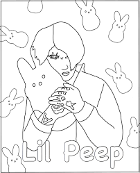 Lil peep image by gothangelsinner. Jennifer Joann Jenniferjoann Tiktok Coloring Books Lil Peep Hellboy Easy Drawings