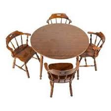 Ethan Allen Heirloom Nutmeg Maple Dining Table Chairs In 2020 Maple Dining Table Dining Table Chairs Dining Table In Kitchen