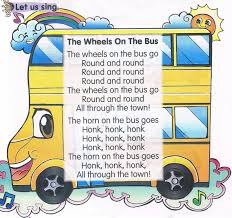 English Bee Learning Corner The Wheels On The Bus Wheels On The Bus Exercise For Kids Preschool Learning