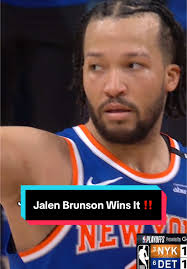 Jalen Brunson with the CLUTCH bucket to win game 6 against the Pistons 😱  #NBA #Basketball #JalenBrunson #Knicks #Pistons #NBAPlayoffs