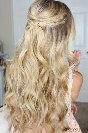 These Back To School Hairstyles Are Easy To Copy And Pretty As A Picture Simple Prom Hair Prom Hairstyles For Long Hair Bridal Hairstyles With Braids