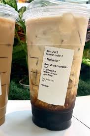 Starbucks coffee blended with nonfat milk and ice: 15 Healthy Starbucks Secret Menu Drinks For 2021 Crazy Laura