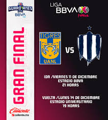 Checa horario y canal de transmisión. La Liga Mx Femenil Anuncio El Dia Y La Hora De La Final Regia Entre Tigres Femenil Y Rayadas La Ida En V
