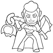 Dibujos De Brawl Stars Para Colorear Tick
