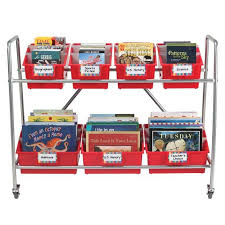 Really Good Classroom Library Rack With Chapter And Picture Book Bins With Dividers 1 Rack 7 Bins In 2020 Book Bins Classroom Library Picture Book