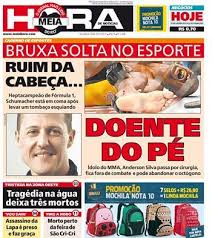 Capa Do Jornal Meia Hora De Hoje Capa Do Jornal Meia Hora Do Rio De Janeiro De Hoje Perspicaz Como Sempre Esporte Jornalismo Meia Hora