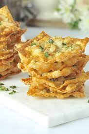 Shrimp Wonton Chips Shrimp Wonton Wonton Chips Wonton Recipes