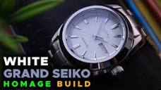 White GRAND SEIKO Homage Build. - YouTube