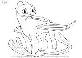 Learn How To Draw Light Fury From How To Train Your Dragon 3 How To Train Your Dragon 3 S Dragon Coloring Page How To Train Your Dragon How Train Your Dragon