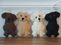 Black And White Labrador Retriever Labrador Retriever Puppy Ornament Lab Felt Ornament Black Lab Chocolate Lab Yellow Lab White Lab Dog Ornament Christmas Animal Lover Decor Dog Ornaments Felt Dogs Felt Ornaments
