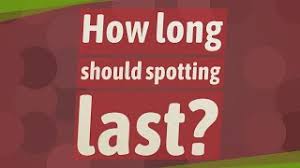 Jan 30, 2020 · for many women, a monthly period begins with light spotting, gets heavier for a day or two, and then gets gradually lighter, ending with spotting. How Long Should Spotting Last Youtube