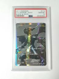 Samurai_sushi_japan ️ (194) 100%, location: Psa 10 Mint Zekrom 114 114 Pokemon Black White