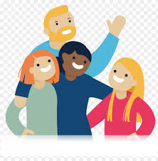 However, there are some of the people that use this emoji instead of saying goodbye or hello. Illustration Of Four People Hugging And Smiling People Talking Transparent Background Png Image With Transparent Background Toppng
