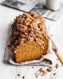 Maybe you would like to learn more about one of these? Cinnamon Walnut Streusel Topped Pumpkin Banana Bread By Peanutbutterpluschocolate Quick Easy Recipe The Feedfeed