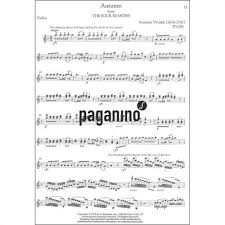 Im frühling hört man die jungen vögel zwitschern, der sommer geht mit beeindruckenden gewittern einher. Vivaldi A Die Vier Jahreszeiten Op 8 1 4 Mit Klavier Jetzt Bei Paganino