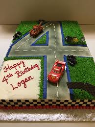 Boy Birthday Sheet Cake Designs Cars Themed Full Sheet Cake Cars Birthday Party Disney Cars Birthday Cake Disney Cars Birthday