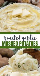 Roasted Garlic Mashed Potatoes Recipe Roasted Garlic Mashed Potatoes Potatoes Garlic Mashed Potatoes