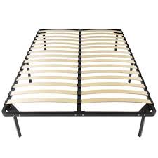 Installing the slats on a wooden bed frame. Queen Metal Bed Frame W Wooden Slats Metal Bed Frame Queen Metal Bed Wood Bed Frame