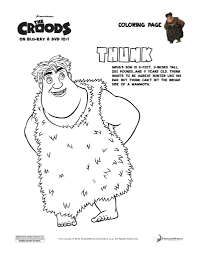 Free The Croods Printable Coloring Pages And Activity Sheets Thecroodsdvd Fheinsiders Two Kids And A Coupon Coloring Pages Free Kids Coloring Pages Printable Coloring Pages