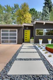 A Low Maintenance Landscape For A Midcentury Denver Home Modern Landscaping Front Yard Design Modern Landscape Design