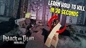 Leave it overnight for high level farming! Attack On Titan Freedom Awaits Script Auto Kill Titans Gain Exp Rapidly Get Max Level In A Day Youtube