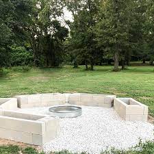 You can also create own concrete block fire pit using a few tools and materials. Our Diy Fire Pit The Bases Houseful Of Handmade