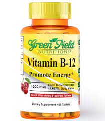 Vitamin b 12 deficiency anemia is a condition in which your body does not have enough healthy red blood cells, due to a lack (deficiency) of vitamin b 12. Vitamin B12 1000 Mcg Greenfield Nutritions