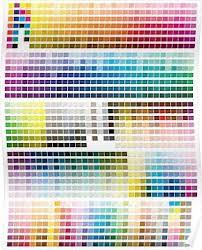 Colour Chart With Codes Poster By Pham In 2021 Color Mixing Chart Pantone Color Chart Color Chart