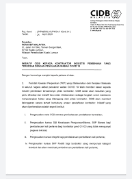 Cidb negeri dan cawangan perlu menghantar surat permohonan ke bahagian pembangunan kontraktor cidb untuk pengesahan dan proses viremen bajet pelaksanaan kursus secara fizikal. Pembaharuan Lesen Cidb G1