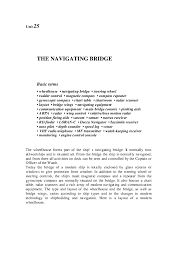 Pdf The Navigating Bridge Basic Terms Turma M 3 A Melhor