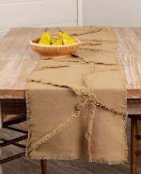 Rustic black & cream checkered fringe table runners. 72 Cotton Burlap Natural Rustic Table Runner Tan Reverse Seam Fringed Patchwork Ebay