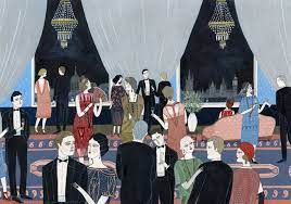 Mrs Dalloway S Party By Yelena Bryksenkova Doodle Illustration Illustration Illustration Art