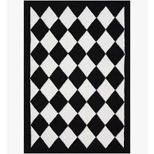 Black And White Diamond Area Rug Black White Diamond Rug Rugs Diamond Rugs Indoor Area Rugs