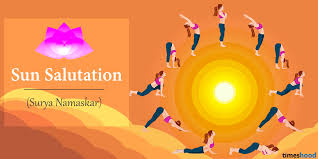 The sun salutation, or surya namaskar, is a series of flowing yoga positions meant to be performed in the rays of the early morning sun. Surya Namaskar Sun Salutation Step By Step Every Morning To Stay Youthful Timeshood