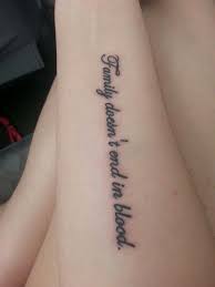 After A Couple Of Years Being With The Boy And Mel She Gets This Bobby S Words Back Of Shoulder Left Side Supernatural Tattoo Fandom Tattoos Tattoos