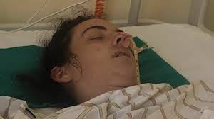 WA policewoman Ella Cutler is seen in Croatian hospital for the first time  as her family reveal their insurance battle to get her home