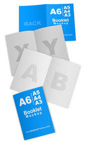 Download Open Brochure Mockup A6 A5 A4 A3 A2 Cover Actions Premium Mockup Psd Template