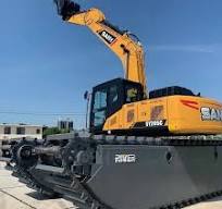 Sy205c Amphibious Excavator Swamp Buggy Underwater Excavator with Floating  Pontoon
