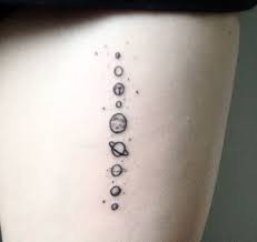 Solar System Tattoo Tiny Tattoos Minimalist Tattoo Simple Tattoos