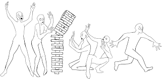 Draw The Squad Jenga Drawing Meme Drawings Of Friends Drawing Base