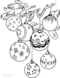 Ausmalbild Weihnachtskugeln Weihnachtsmalvorlagen Ausmalbilder Malvorlagen Weihnachten